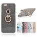 Produktbild Everainy Kompatibel für iPhone 6 Plus/iPhone 6S Plus Hülle Silikon Bumper Gummi Neu Cover mit Ring 360 Grad Ständer Hüllen für iPhone 6 Plus Handyhülle Stoßfest TPU Stoßstange Schutzhülle (Grau)