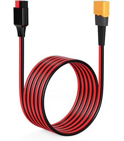 Cable Conector De Panel Solar De 10 AWG A Anderson, Cable De Extensión Impermeable De 10 Pies Para RV, Objetivo Cero Yeti, Generadores Solares Renogy Compatibles Con Batería Solar Anderson PowerPole