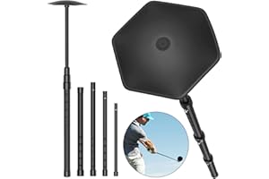 RIKMODY Golf Travel Bag Support Rod, Anti-impact Golf Support Cover, Aluminum Alloy Adjustable 4 Telescoping Sectio, Golf Club Stiff Arm for Golf Bag, Golf Support Stick, Portable Club Protector Pole System