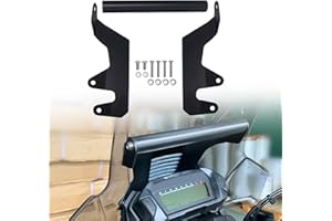 CHEVVY Moto Supporto del Telefono del Basamento GPS Piastra di Navigazione Staffa Accessori per H&Onda NC750X 2015 NC700X 2012 2013 2014 NC 750X/700X (Color : Nero)