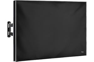 GARNETICS TV Abdeckung Outdoor 32 Zoll – Wetterfest Wasserdicht Staubdicht – Schutzhülle für Fernseher auf Terrasse, Balkon, Garten – UV-beständig – Robustes Oxford 600D