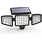 Hosome Solarleuchten für Außen Solarlicht Solarlampen mit 3 verstellbaren Köpfen 270 ° Solarwandleuchte 3…
