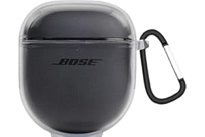 GIOPUEY Przezroczyste etui kompatybilne ze słuchawkami Bose QuietComfort Ultra Earbuds, ultracienka miękka osłona, dopasowany krój, ochrona przed upadkiem, nie brudzi się łatwo - przezroczyste