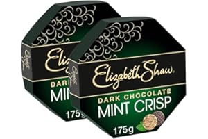 THE BRAMBLE BAY Elizabeth Shaw Dark Chocolate Mint Crisps | Pack of 2 x 175g