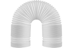 OWNANT 1.5m / 2m / 3m Abluftschlauch Flexibel Lüftungsschlauch Schlauch für Klimaanlagen Wäschetrockner (2m)