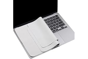 MUBUY-GOL Mikrofaser-Reinigungstuch, 33 cm (13 Zoll), mit Bildschirmtastatur, Abdruckschutz für MacBook Pro/AIR 13 Zoll, 14 Zoll 2018–2024, Tastaturschutz, kompatibel MacBook Air 13 M3 M2 M1/MacBook Pro 14 (M4-
