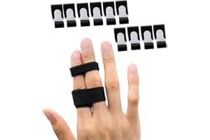 Sumifun Cinta tipo férula para dedos para el tratamiento de fracturas, Paquete de 10 cintas tipo férula para dedos Cintas para articulaciones dañadas, hinchadas o dislocadas