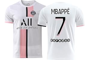 LuvlC PSG Jersey for Adult/Children Unisex Football 2022/23 Soccer Summer Football Clothes Paris Tracksuit Training Short Sleeve Tops Sportswear No.30/10/7/4/11 Clubs Jersey for Men Women