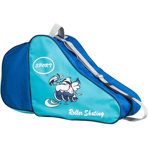 Borsa Per Pattini A Rotelle Con Tracolla | Tasca Laterale Con Cerniera | Grande Capacità Per Bambini - Foto 8