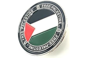 SNS COMPONENTS Free Palestine Palestinan Support Metal Country Flag Pin Badge