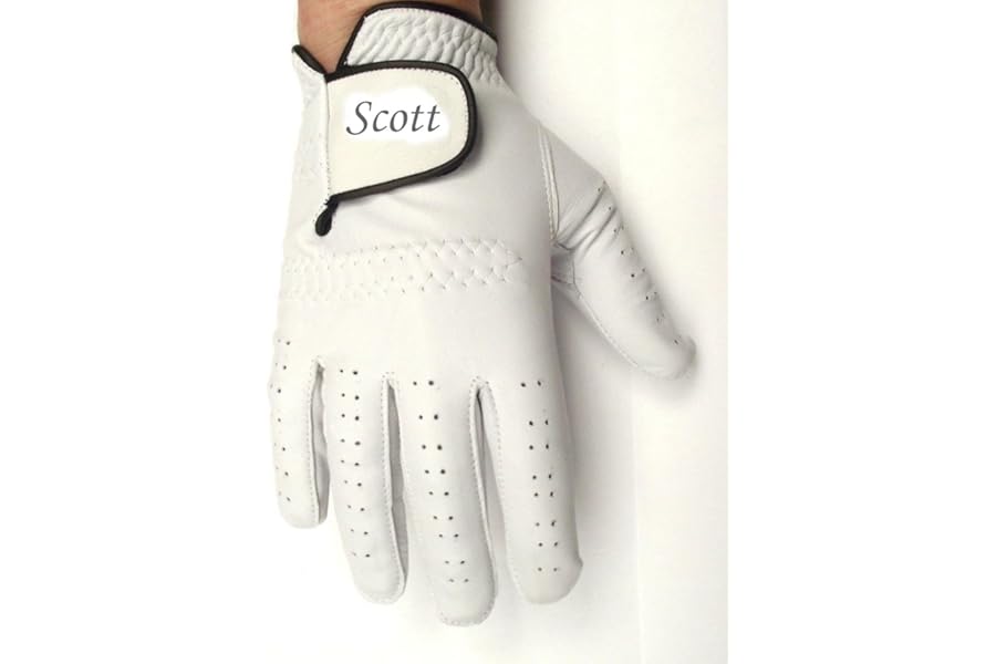 Mens Bowls Glove Right or Left hand gloves that can be Personalised real leather