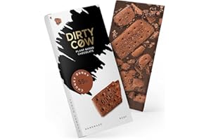 Dirty Cow Plant Based Vegan Chocolate Bar (Chunky Dunky, 1 x 80g Bar)