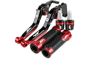 NOLLAM Manopole per Manubrio Moto Spina terminale Maniglia per Leve Frizione Freno Regolabile Adatto per SH125 SH150 SH300 SH350 Sh 125 300 150 350 i 2003-2023 2022