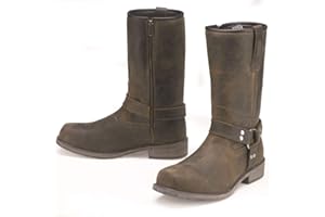 BANGLA Motorrad Stiefel Motorradstiefel Bikerstiefel Chopper Leder Missouri Braun 38-48 NEU