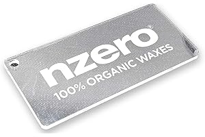 N-ZERO NZERO - Raschietto in metacrilato per la Manutenzione delle Suole da Sci e Snowboard, 4 mm, Trasparente, 130 x 60 mm