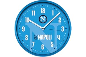 Lowell Orologio da Parete Napoli, 30cm, Originale, Ufficiale, SSC