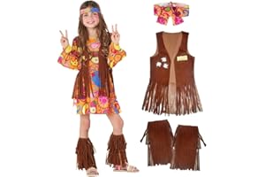 Morph Costume Hippie Bambina, Vestito Hippie Bambina