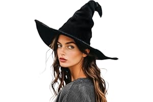 gagift world Häxhatt, 45 cm trollkarlshatt cosplay tillbehör för halloween kostym fest jul maskerad karnevaler
