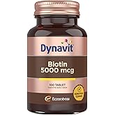 Dynavit Biotin 5000 mcg 100 Tablets-Hair & Skin