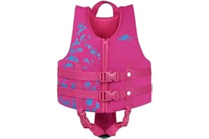 IVYH Kids Swim Vest - Children Float Jacket Vest with Adjustable Safety Strap, Toddler Pool Floaties for Begin to Swim, Infant Buoyancy Swim Trainer Vest for Boys & Girls 10-30 kg /2-9 Years
