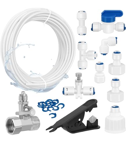 Naturewater Raccordo A Cravatta Per Scarico Sifone - Ricambio Per Osmosi Inversa, PP, Viti M6x38