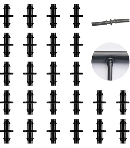 Lot De 50 Buses Micro Drip 4/7 - Kit Irrigation Goutte à Goutte Pulvérisation Pour Jardin, Potager, Pelouse