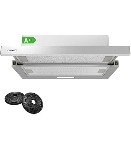 Neff D46ED52X1 - Cappa aspirante da incasso, N50, 60 cm, aria di