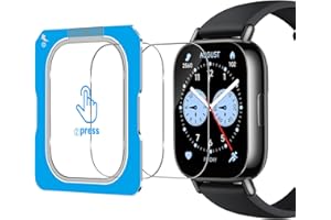 Funrae 2 PCS Displayschutz für Xiaomi Redmi Watch 5 Lite für Panzerglas, 9H Härte Schutzfolie mit Positionierhilfe für Installation, Blasenfreie HD Anti-Kratz Displayschutzfolie Glas Film