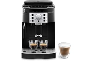 De'Longhi Magnifica S ECAM22.110.B Macchina da Caffè Automatica per Espresso e Cappuccino, Caffè in Grani o in Polvere, 1450 W, Nero