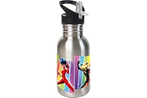 infinite by GEDA LABELS (INFKH) Gourde Miraculous multicolore en acier inoxydable 500 ml
