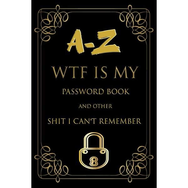 BOOK]-WTF Is My Password: Password Journal And Alphabetical Tabs Password Logbook | By
