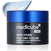 medicube Zero Pore One-Day Cream | Moisturizer for Pore &amp; Oily Skin | Reduces Visible Pores and Excess Sebo, with Panthenol,