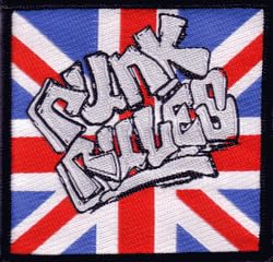 Punk Rules Union Jack Sew-On Badge/Iron-On Patch