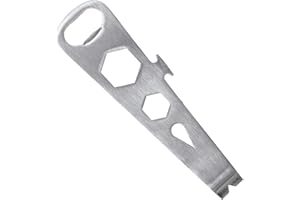 MARINEO Abrelatas de color – Abrelatas para abrir latas de pintura y barniz rápida y fácilmente, accesorios de pintura, abridor de tapas – acero inoxidable resistente – Abrebotellas integrado