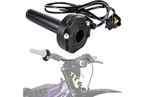 JFG RACING Dirt Bike Throttle Grip,Motorcycle Accelerator Twist Speed Throttle Grip Twist Throttle Accelerator Handle Grips for Sur-Ron X/S Electric Bike