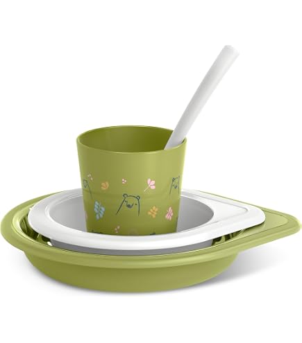 Rice DK - Tazza media in melammina con foglie e fiori