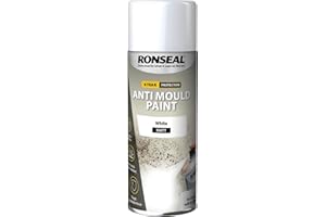 Ronseal QDAMAWM 6 Year Anti Mould Spray Aerosol White Matt 400ml