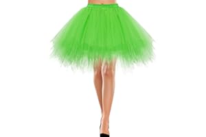 Bbonlinedress Tutu Tüllrock Petticoat Unterrock Rock 50er Vintage Ballet Blase Tanzrock Tanzkleid Ballkleid Kurz Retro