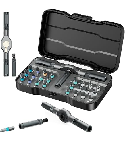 AMIR 42 In 1 Schraubendreher-Set Mit Ratsche – Kompaktes Werkzeug-Set Für Heimwerker & Reparaturen