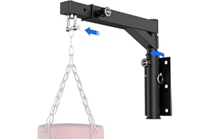 IMAYCC Profi Boxsack Halterung, Adjustable Boxsack Wandhalterung, Punch Bag Holder Punching Bag Mount Stand for Home or Gym, for Punch Bag, Muay Thai Bag, etc