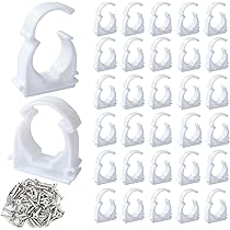 Collier De Serrage Double Pour Tuyaux - Support Galvanisé 9,5 Cm - Fixation Robuste Pour Tuyaux Et Câbles