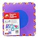TLCmat® Soft Foam Play Mat Puzzle Jigsaw With Geometric Shape and Colour Pop-Out