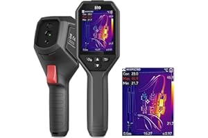HIKMICRO Wärmebildkamera mit - B10 256 x 192 IR-Auflösung, visuellen 2MP-thermokamera, Vollbildmessung, 25Hz Bildfrequenzmit 3,2" LCD-Bildschirm, Software, IP54, Messbereich -4°F~1022°F