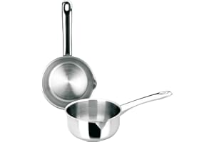 IBILI, Pentolino ricurvo Prisma, 12 cm, acciaio inox, adatto per piani cottura a induzione.