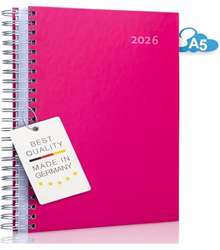 Dohe Schulagenda 2025-2026 A5 - Tagesplaner Mit Spiralbindung