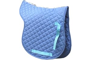 Rhinegold Coton Matelassé Tapis de selle – Toutes les tailles/ Couleurs