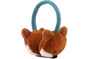 Pesaat Winter EarMuffs for Kids Outdoor Girls Knitted Ear Cover Plush Toddler Boys Ear Warmer 3-8 Years