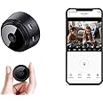 TECHNOVIEW Hi Focus Mini Spy Magnet Camera WiFi Hidden Wireless HD 1080P Indoor Small Spy Cam Built-in Battery with Motion Detection, Low Light Night Vision Effect (Magnet Camera)