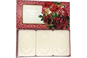 SAPONIFICIO ARTIGIANALE FIORENTINO Bouquet rosa, confezione da 3 saponetta da 125 g, sapone italiano fatto a mano di Fiorentino