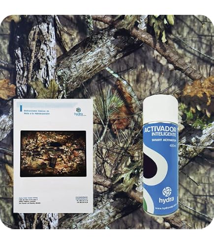 Kit Complet Hydrographie - Film Transfert Eau 50cm X 800cm + Activateur Pour Camouflage Et Personnalisation